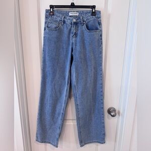 Ashley Mason Straight Leg Jeans with Heart Pockets